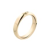 Melano twisted tracy ring - goudkleurig - dames - maat 56