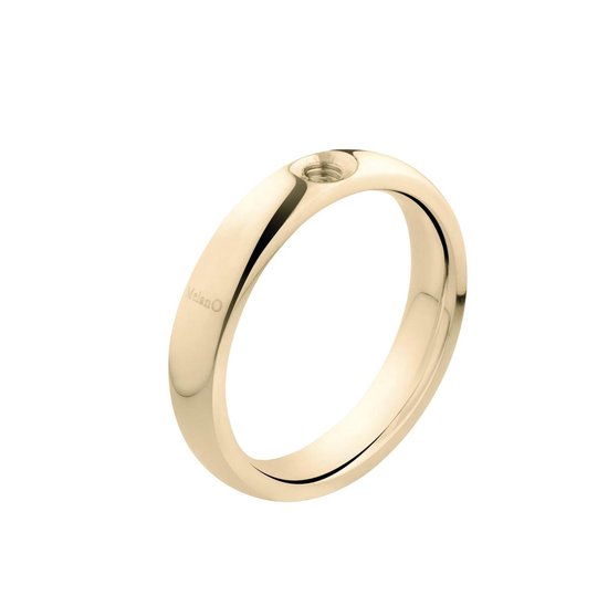 Melano twisted tracy ring - goudkleurig - dames - maat 56 - Melano Jewelry