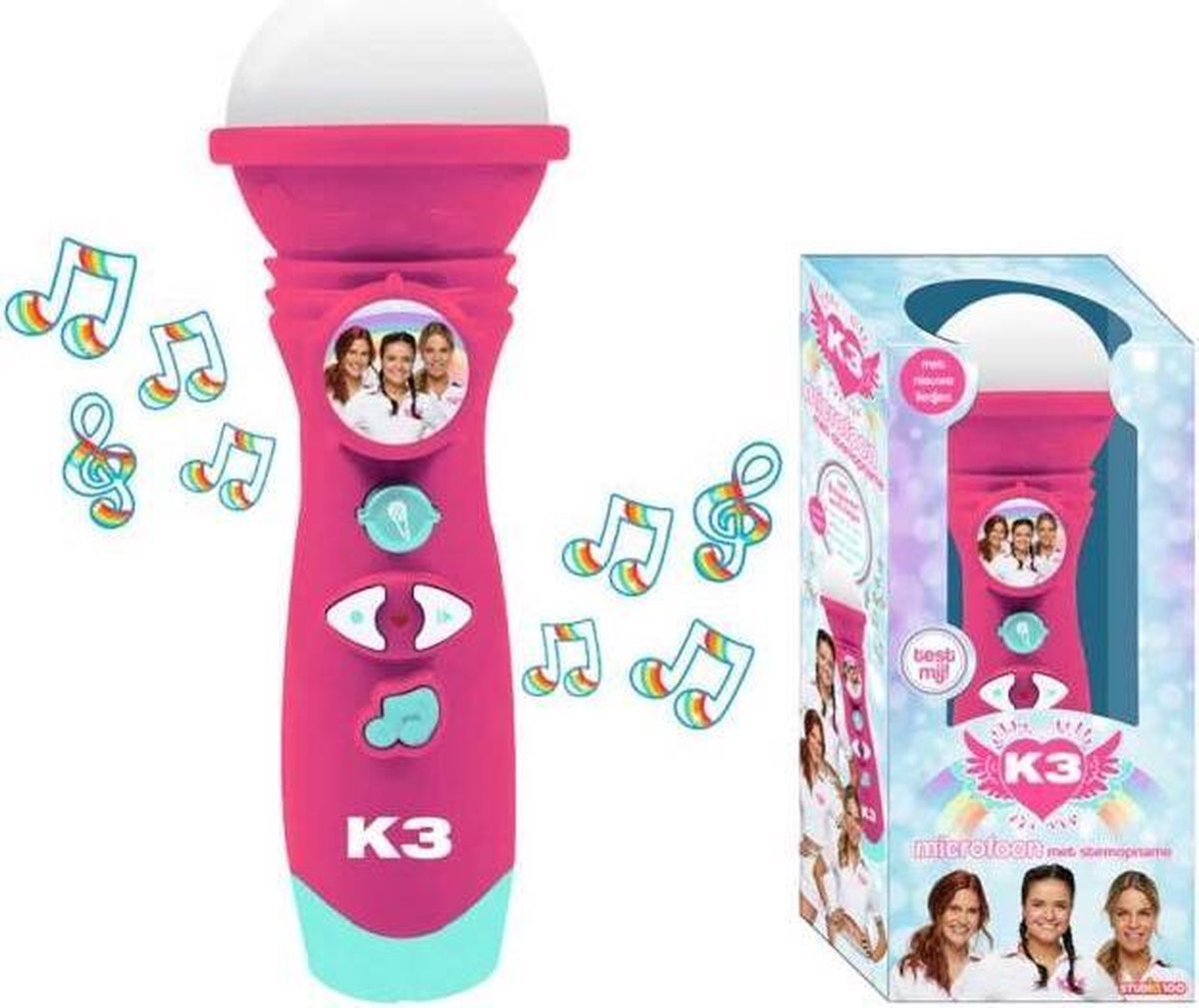 K3 Microfoon met stemopname-Dromen-met nieuwe liedjes incl. batterijen |  bol.com