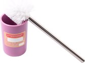 keramiek Toiletborstel 37 cm - keramiek - RVS Paars 2-delig - Porselein
