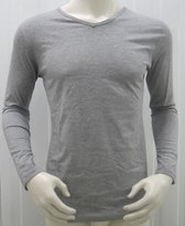 Moscow Basic Shirt - Grijs - V Hals - Maat S