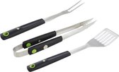 Aimant BBQ 3-delige Barbecue-Set - RVS - Barbecue Gereedschapset - Tangenset - BBQ tang