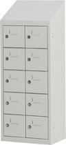 Kantine locker | Personeelskluisjes | 10 personen | 109x43x30 cm | Metalen lockerkast LKP-902