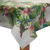 MixMamas Tafelkleed Gecoat - 140 x 250 cm - Tropical Borders