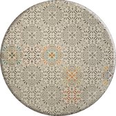 MixMamas Rond Tafelkleed Gecoat - Ø 160 cm - Maroc pale