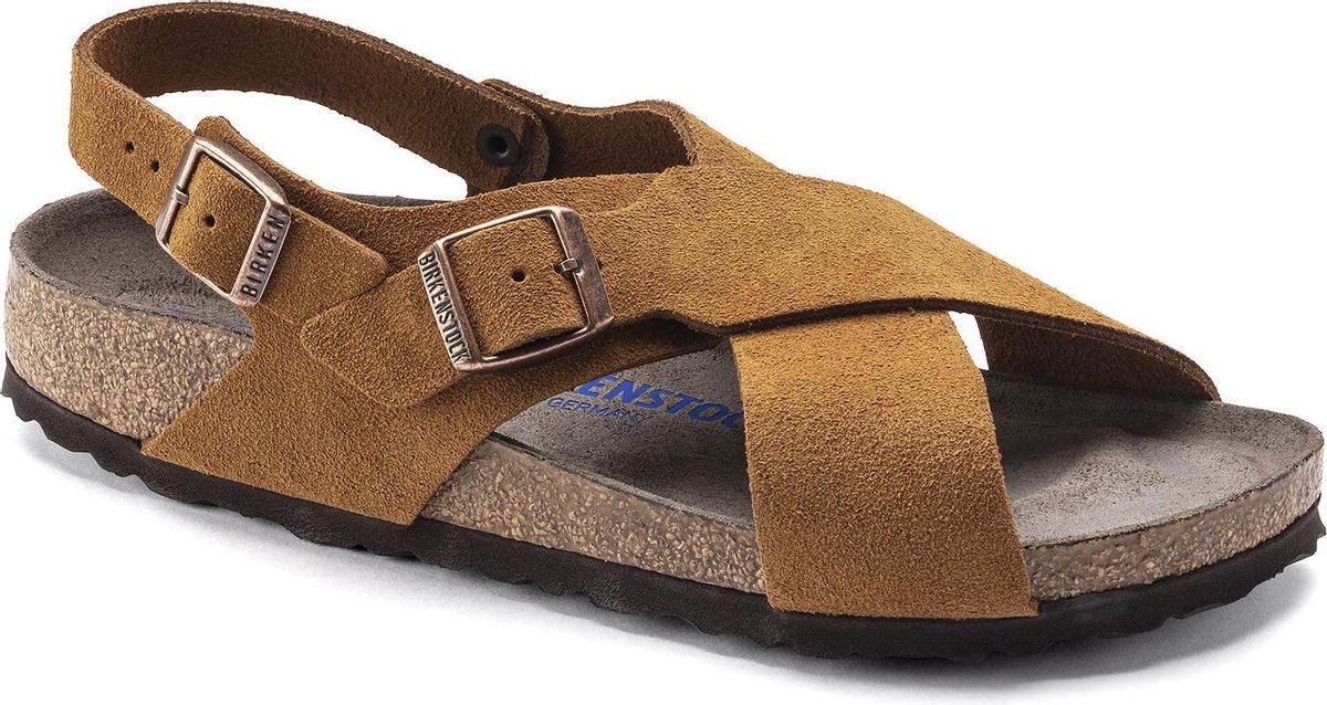Birkenstock Tulum Dames Sandalen Mink Narrow-fit | Bruin | Suède | Maat 40  | bol.com