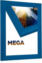 A2 Aluminium Wissellijst - 40 mm - type Mega - Mat Blauw