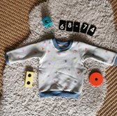 BolleBIllen Handgemaakt - Baby Sweater - retro - 80's - 90's - disco feest - Maat 68/74 - kleding voor jongens en meisjes