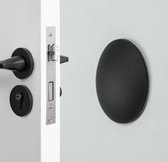 Deurbuffer - Zelfklevende deurbeschermers - 2 Stuks - Zwart - Deurbescherming - Deurstoppers - Muurbeschermer - Muurbescherming - Deurstoppers - Siliconen deurstoppers - Deurklink buffers - Zelfklevend - Deurklink - Stootrubber deur - Deurkruk