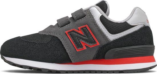 New Balance Sneakers - Maat 31 - Unisex - zwart - grijs - rood - wit | bol