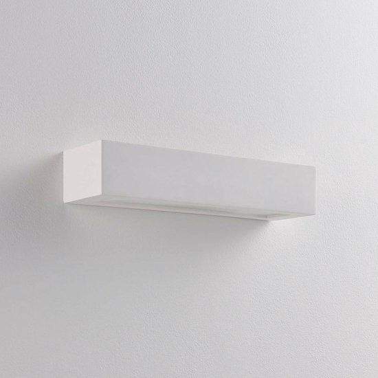 Lindby - Applique LED - 2 lumières - plâtre - H: 7 cm - G9 - blanc - Sources lumineuses incluses