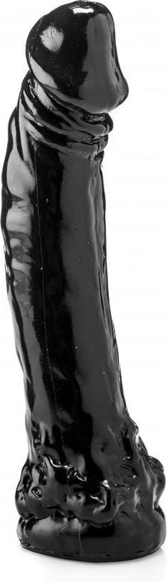 Goedkoopste XXLTOYS - Amore - Large Dildo - Inbrenglengte 35 X 6.5 cm - Black - Uniek Design Realistische Dildo – Stevige Dildo – voor Diehards only - Made in Europe
