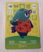 Amiibo animal crossing new horizons origineel Eu Pango 192 kaart