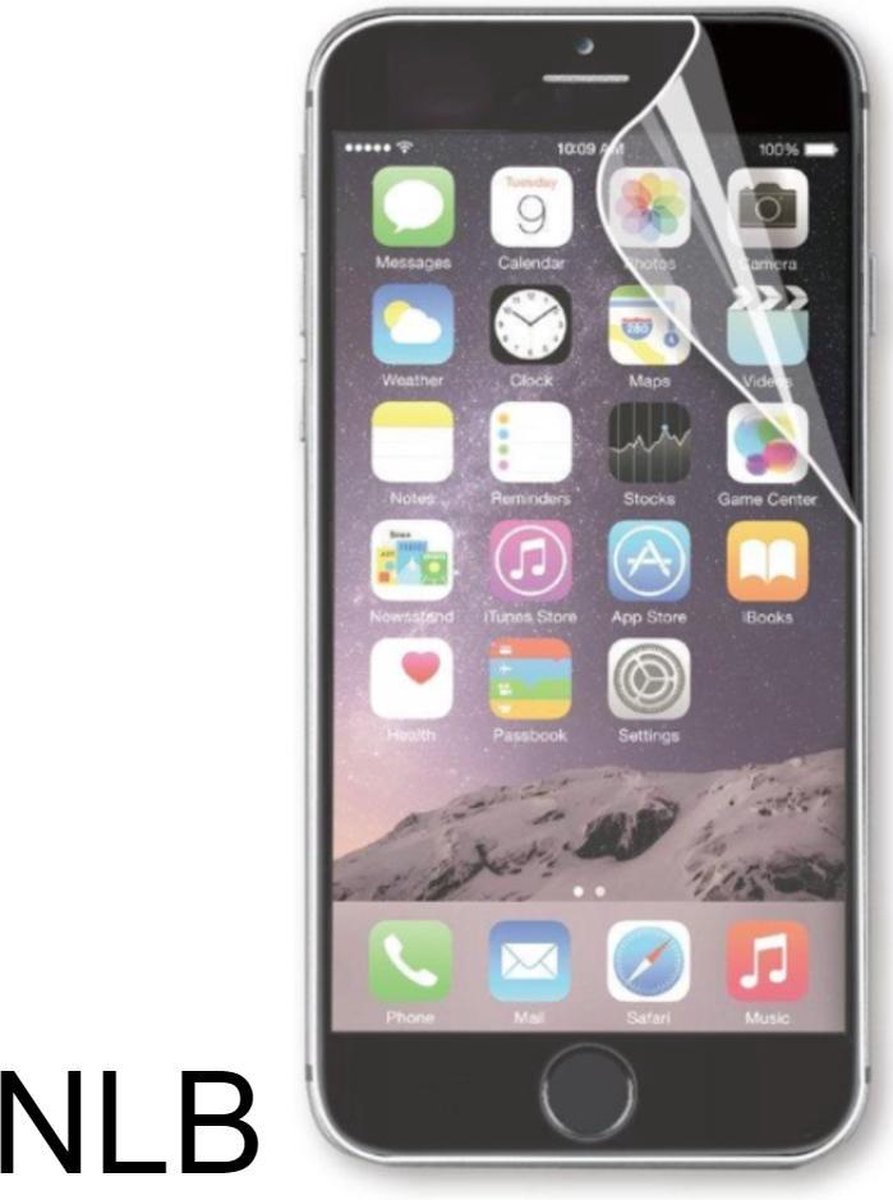 2 Stuks Screenprotector Plastic Folie met Applicator - Apple iPhone 7 Plus - Transparant