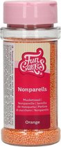 FunCakes Suikerdecoratie - Musketzaad - Oranje - 80g - Eetbare Taartdecoratie