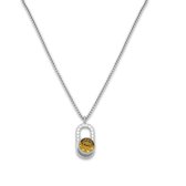 Melano Twisted Golden Sparkles ketting set - dames - zilverkleurig