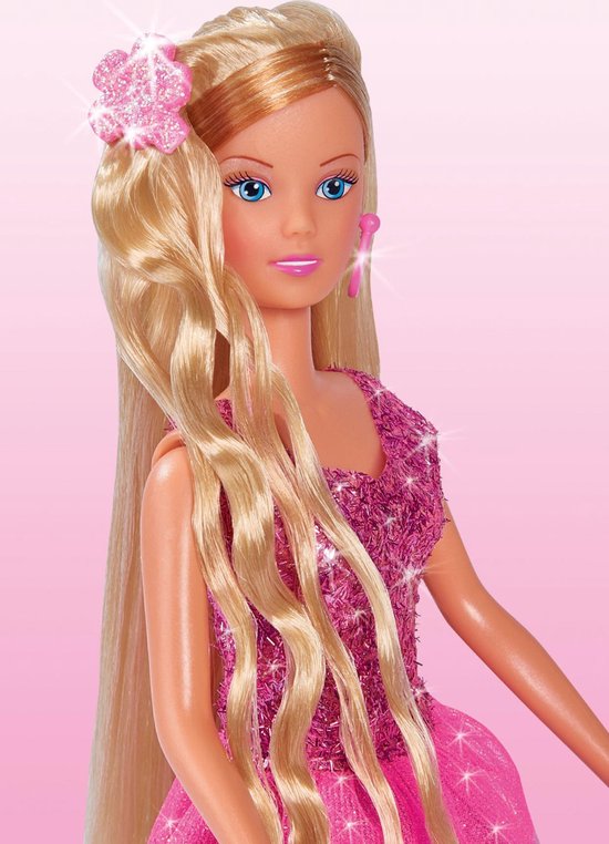 Simba Pop Steffi Love Hairstylist Junior 29 Cm Roze 11-delig van Simba — afbeelding 3