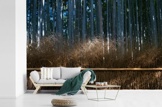 Arashiyama bambous dans une forêt Japon papier peint photo vinyle 420x280 cm - Tirage photo sur papier peint