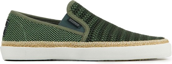 Scotch Soda Instappers Heren - Instapschoenen / Herenschoenen - Canvas -  Izomi - Groen | bol.com