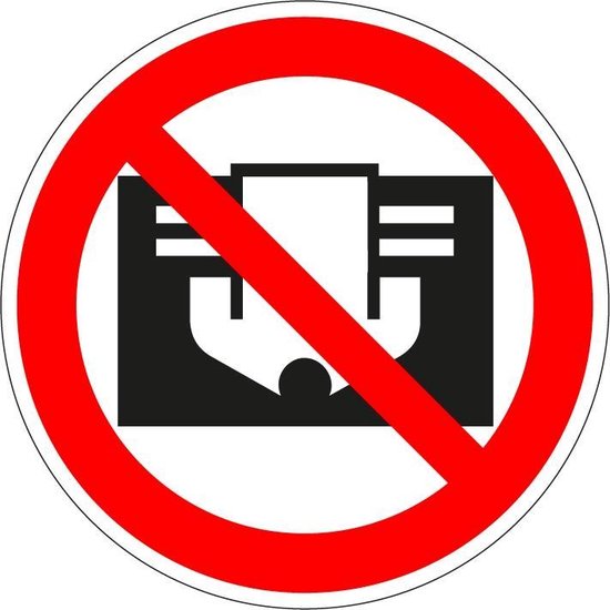 Ne Couvre Pas Le Panneau Plastique 300 Mm Bol Com