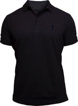 Panic the label - Illinois - Polo - Man - maat XL - Navy - Biologisch katoen