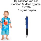 Samson & Marie Short Pyjama - Shortama - jongens. Maat 110/116. + 1x EXTRA Stylus Pen Blauw.