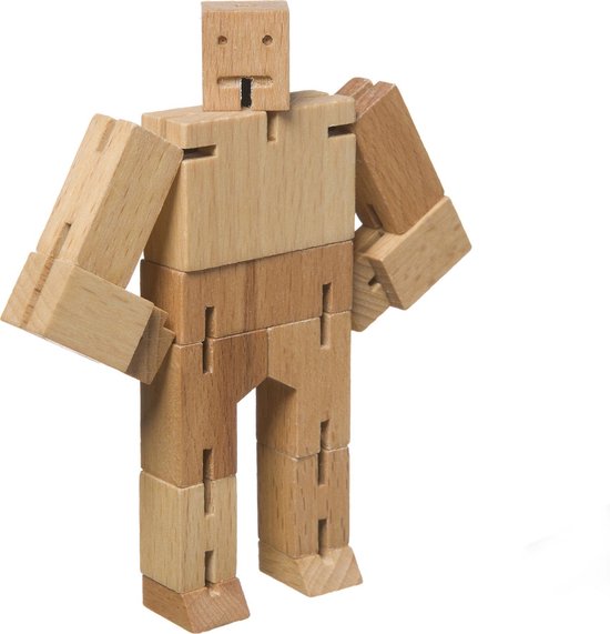 rijkdom Regulatie Joseph Banks Areaware robot puzzel Cubebot - Kleur - Naturel Hout | bol.com