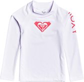 Roxy - UV Zwemshirt voor jonge meisjes - Longsleeve - Whole Hearted - Helder Wit - maat 110cm