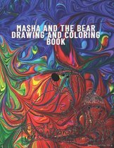 Masha and the Bear drawing and coloring book