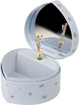 Large heart musical box with Fairy