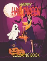 Happy Halloween Coloring Book