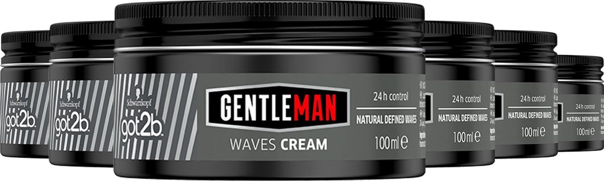 got2b Gentleman Waves Cream 6x 100ml - Grootverpakking