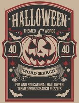 Halloween Themed Word Search Book