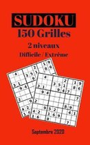 Sudoku 150 Grilles 2 Niveaux - Difficile et Extreme - Septembre 2020