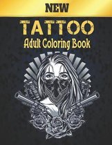 New Tattoo Adult Coloring Book