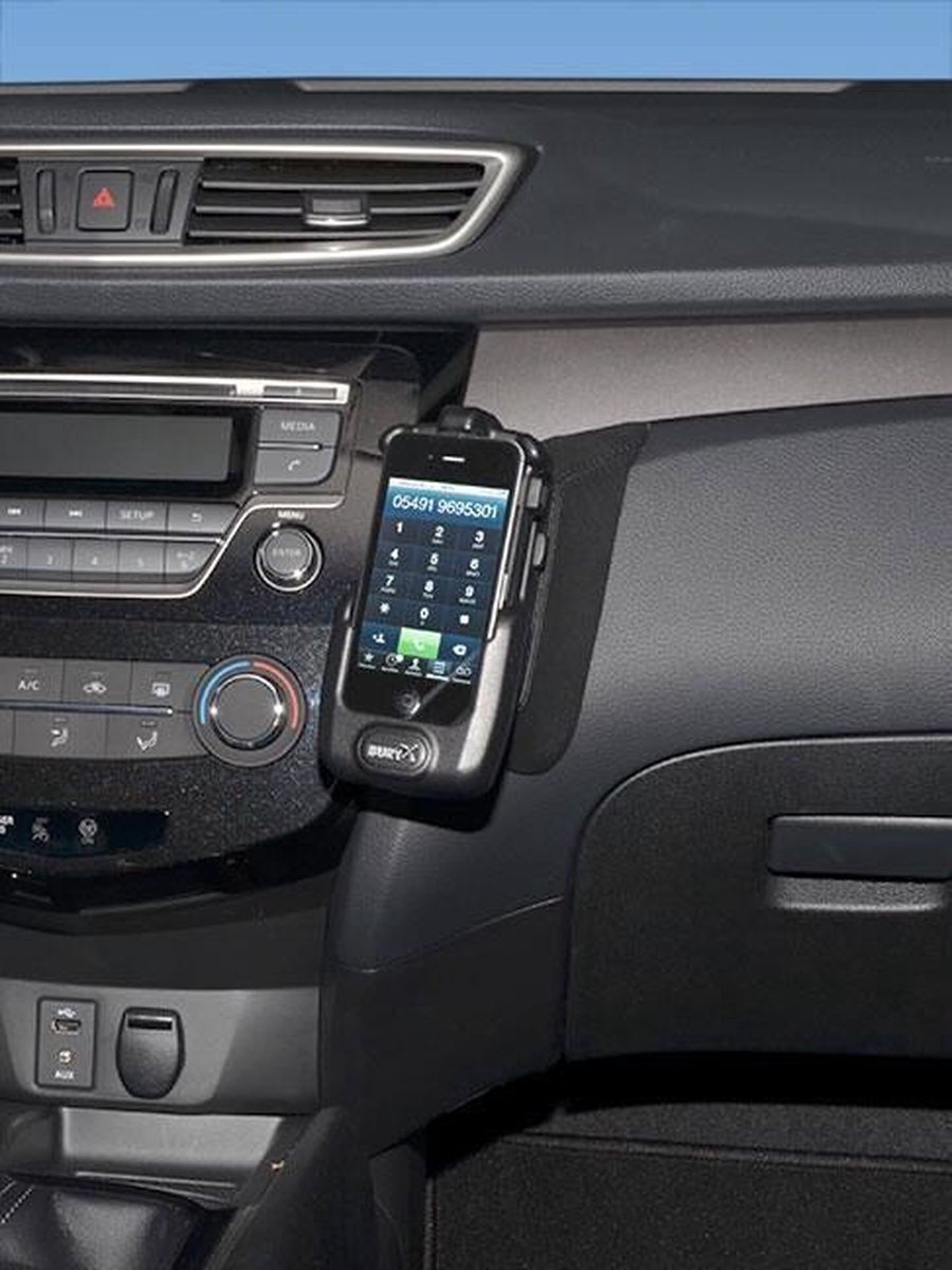 Kuda houder geschikt voor Nissan X-Trail / Qashqai 2014-2019 Kleur: Zwart