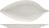 Foglia Dinerbord - Hapjesbord - Bord - 13x6.1cm - Bladvorm