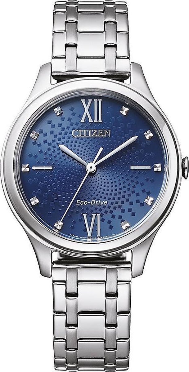 Citizen EM0500-73L Horloge - Staal - Zilverkleurig - Ø 32 mm