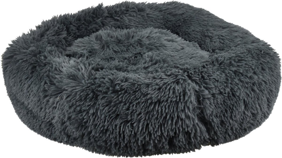 HONDEN RELAX KUSSEN - Superzacht fluffy rond kussen 100 cm XL - Groen/grijs antraciet - 4 kleuren