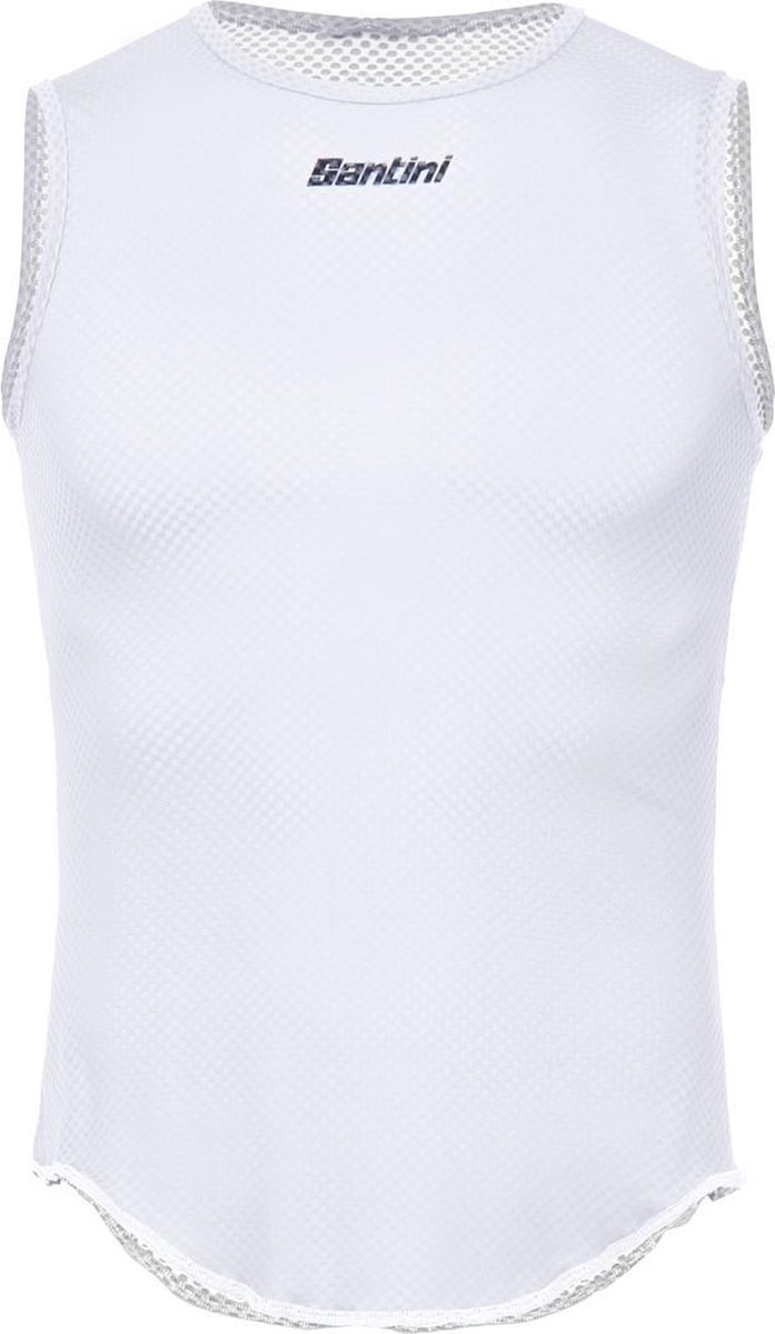 Santini Ondershirt mouwloos Wit Unisex - Lieve Sleeveless Baselayer White - XL/XXL