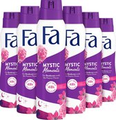 Fa Mystic Moments - Deodorant Spray - Voordeelverpakking - 6 x 150 ml