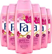 Fa Magic Oil Pink Jasmine Douchegel 6x 250ml - Voordeelverpakking