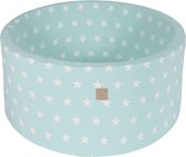 ballenbak XL Mint sterren - 90x40 excl. ballen | Ballenbakje.nl