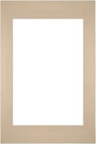 Your Decoration  Passe-Partout - Kadermaat 40x60 cm - Fotomaat 30x45 cm - Beige