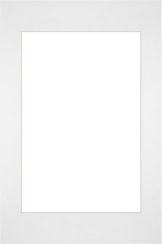 Votre Déco Passe-Partout - Format cadre 40x60cm - Format photo 30x45 cm - Wit