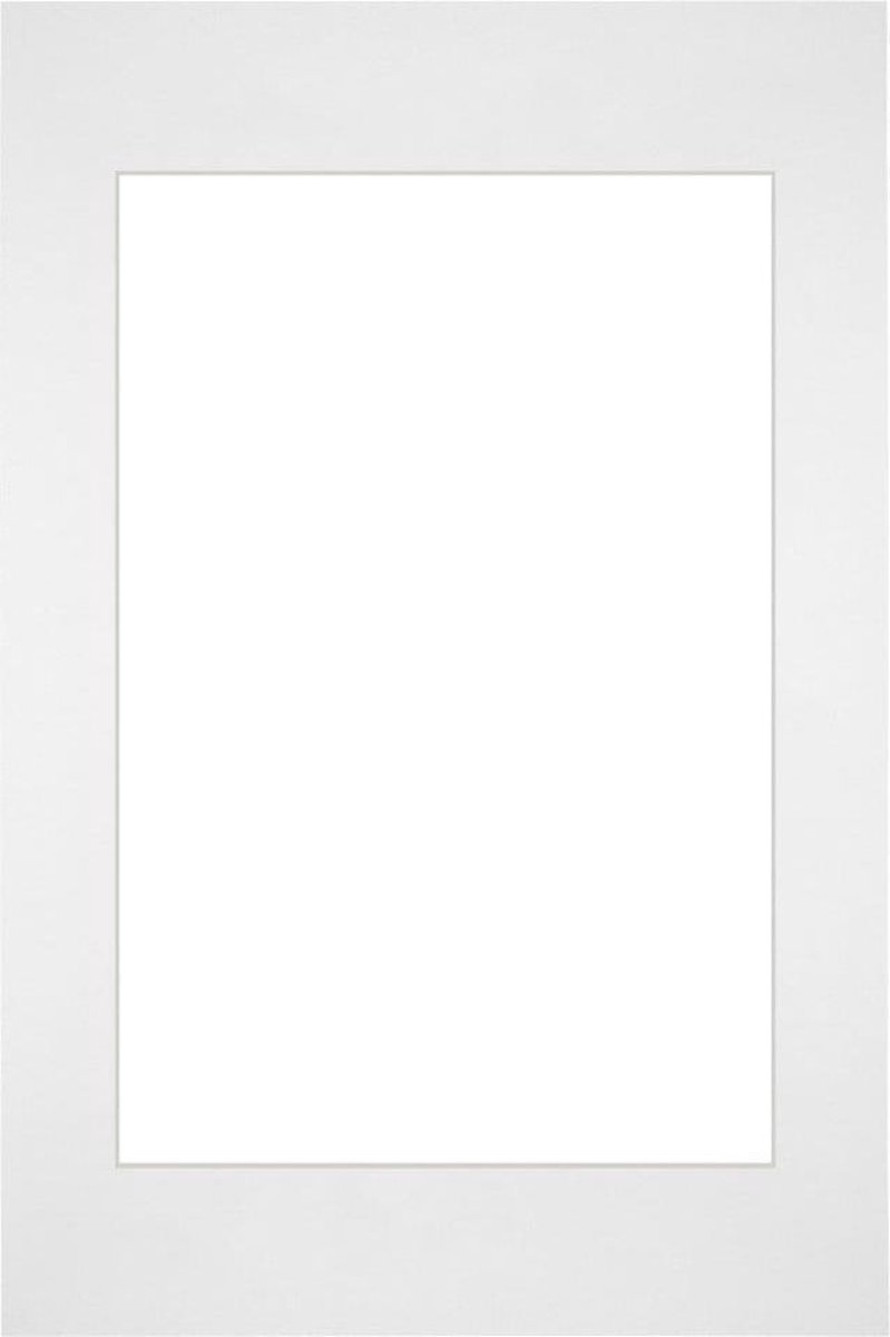 Passe-partout Noir 40x60 Cm (intérieur 30x45 Cm) - Carton Sans Acide, Coupe Biseautée 45° - Pour Encadrement Photo, Poster, Art