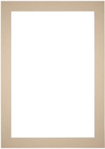 Your Decoration  Passe-Partout - Kadermaat 60x84 cm - Fotomaat 50x74 cm - Beige