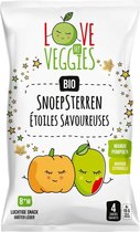Love My Veggies Multipack Snoepsterren Mango Pompoen 4x 15 gr - Voordeelverpakking