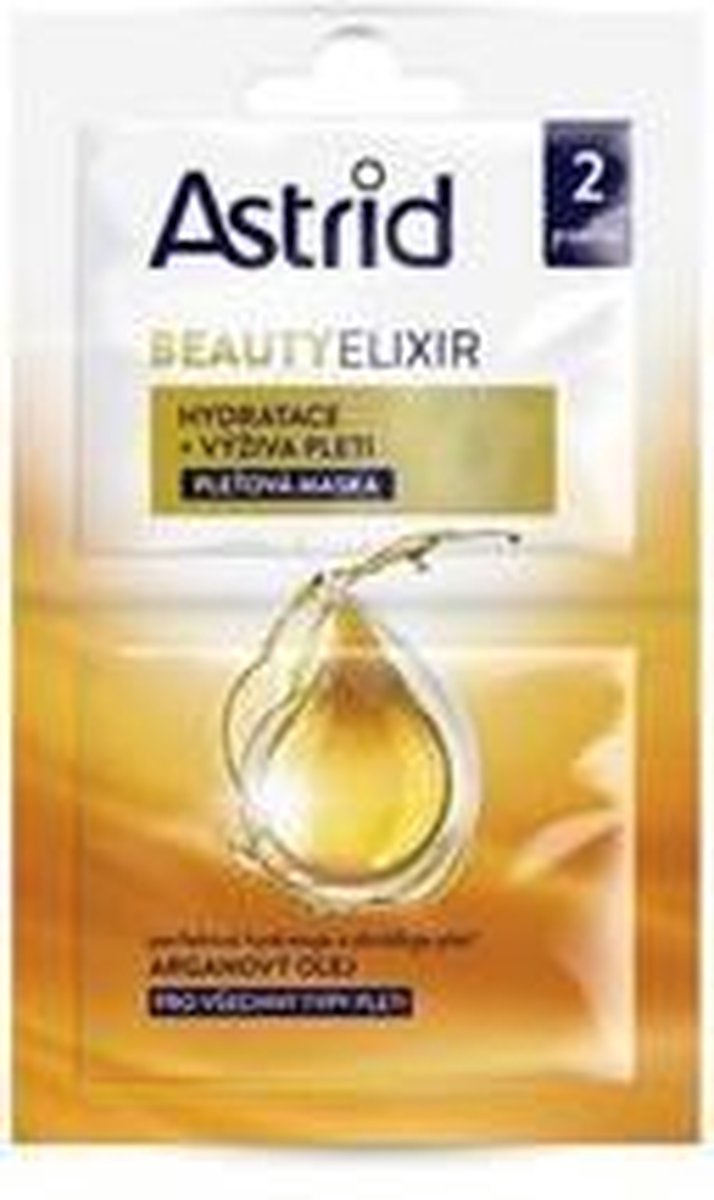 Astrid - Beauty Elixir Mask - Moisturizing and nourishing face mask - 8ml