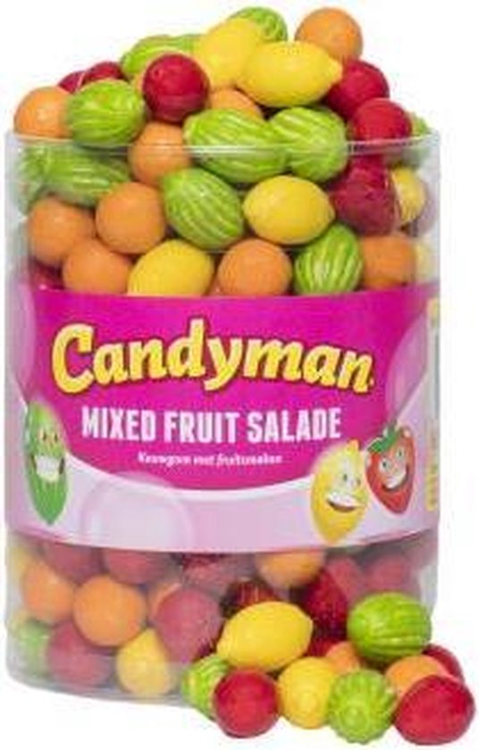 Candyman Gemixte Fruit Salade 200 Stuks bol